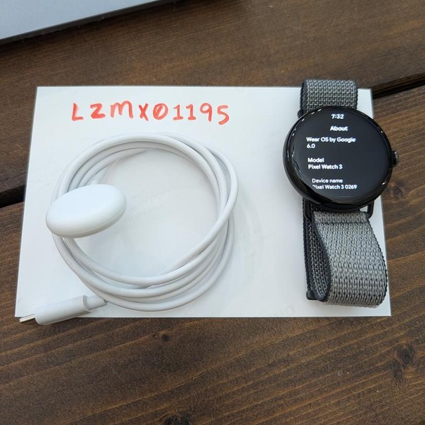 Google Pixel Watch 3 - Wi-Fi, Black, 45mm, Wi-Fi