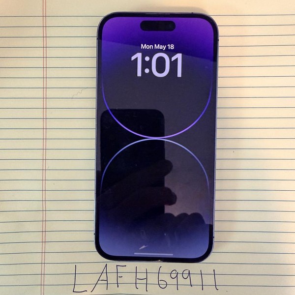 Apple iPhone 14 Pro - Unlocked, 128 GB, Purple, A2650