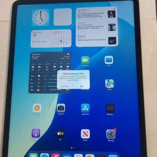 Apple iPad Pro 12.9 inch 5th Gen 2021 - Unlocked, 128 GB, Gray