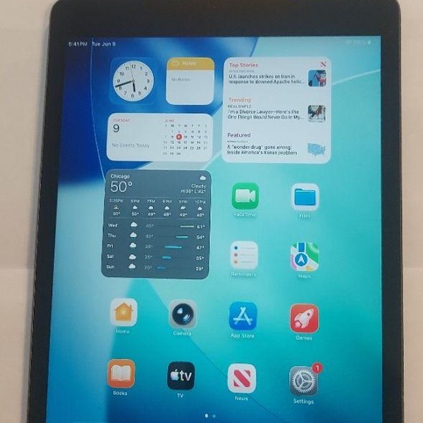 Apple iPad (9th Gen) - Unlocked, 64 GB, Gray, A2603