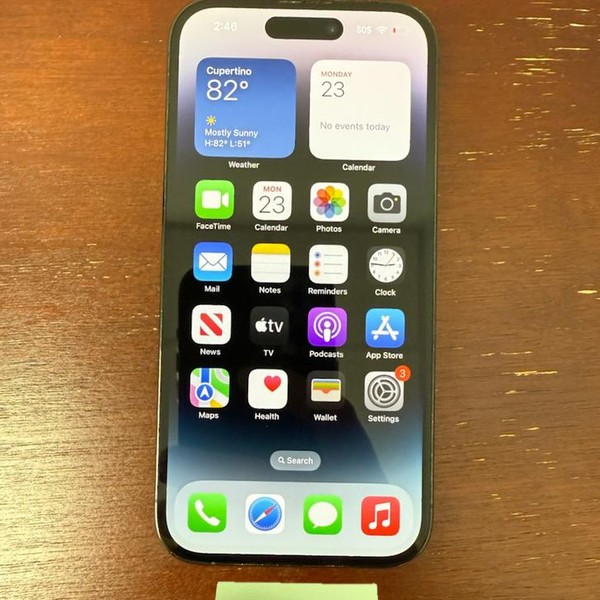 Apple iPhone 14 Pro - Unlocked, 256 GB, Black, A2650