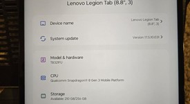 Good
													Lenovo Legion Tab Gen 3 - Wi-Fi, Black, 256 GB, 12 GB, photo 4 of 15