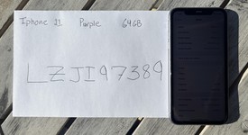 Fair
													Apple iPhone 11 - Unlocked, Purple, 64 GB, A2111, photo 1 of 9