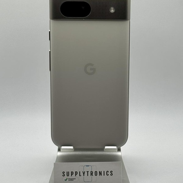 Google Pixel 8a - Unlocked, 128 GB, Porcelain, 8 GB, GKV4X, Sub-6 5G