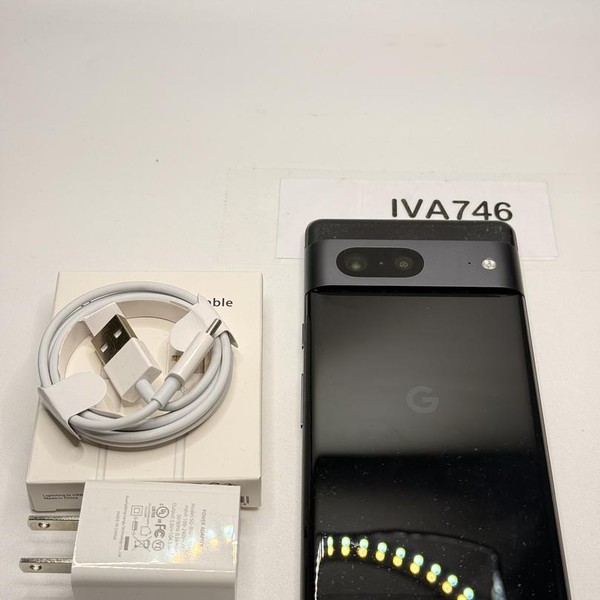 Google Pixel 7 - Unlocked, 128 GB, Obsidian, 8 GB, GVU6C, Sub-6 5G