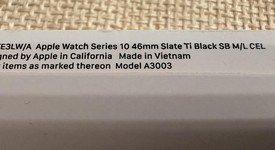 New
													Apple Watch Series 10 46mm - Unlocked, Slate, A3003 - Cellular, Titanium, photo 4 of 7