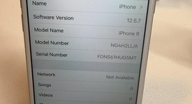 Good
													Apple iPhone 6 - AT&T, Silver, 64 GB, A1549, photo 5 of 7