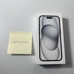New Apple iPhone 15 - Unlocked, 128 GB, Black, A2846