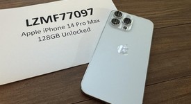 Good
													Apple iPhone 14 Pro Max - Unlocked, Silver, 128 GB, A2651, photo 3 of 4