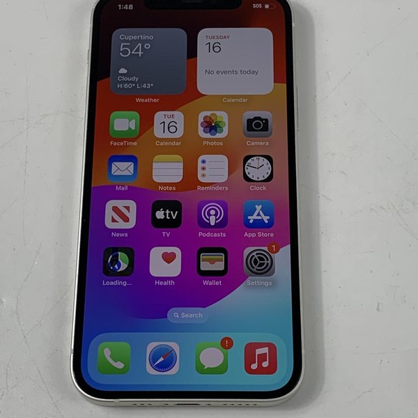 Apple iPhone 12 - Unlocked, 128 GB, White, A2172