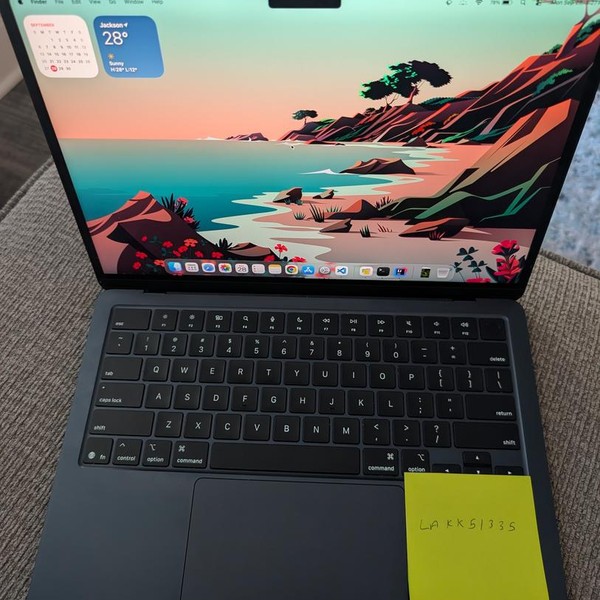 MacBook Air 2025 (M4) - 13 inch - 256 GB, Midnight, 16 GB, Apple M4