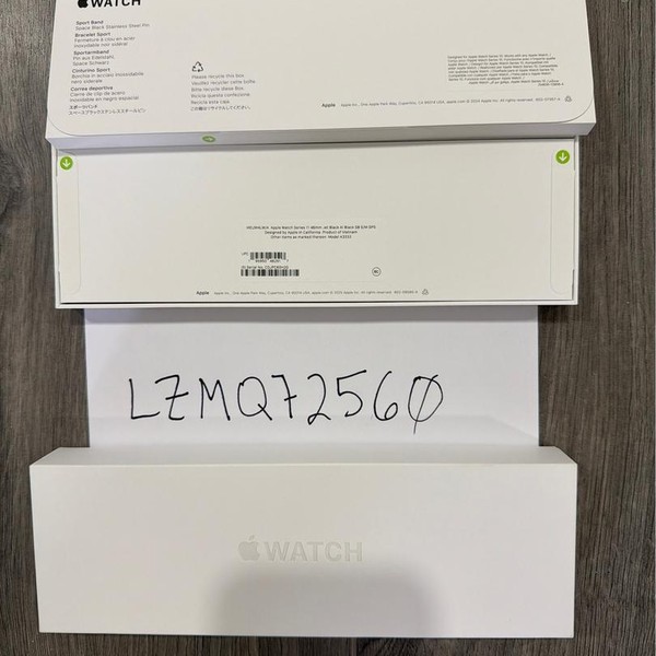 Apple Watch Series 11 46mm - Jet Black, A3333 - GPS, Aluminum