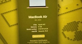 Mint
													MacBook Air 2022 - 13" - Apple M2, Gray, 256 GB, 8 GB, photo 5 of 8