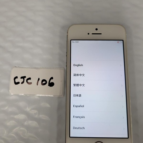 Apple iPhone 5S - Unlocked, 16 GB, Silver, A1533, GSM