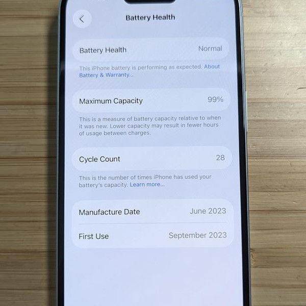 Apple iPhone 15 - Unlocked, 128 GB, Blue, A2846