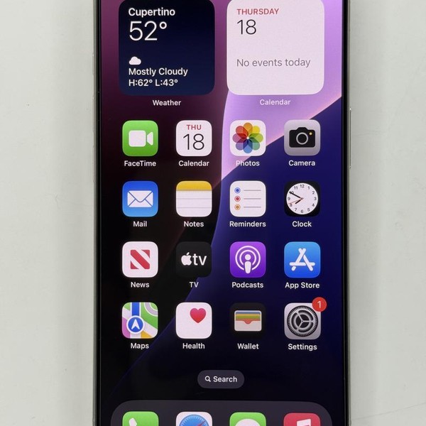 Apple iPhone 16 Pro - AT&T, 256 GB, White, A3083