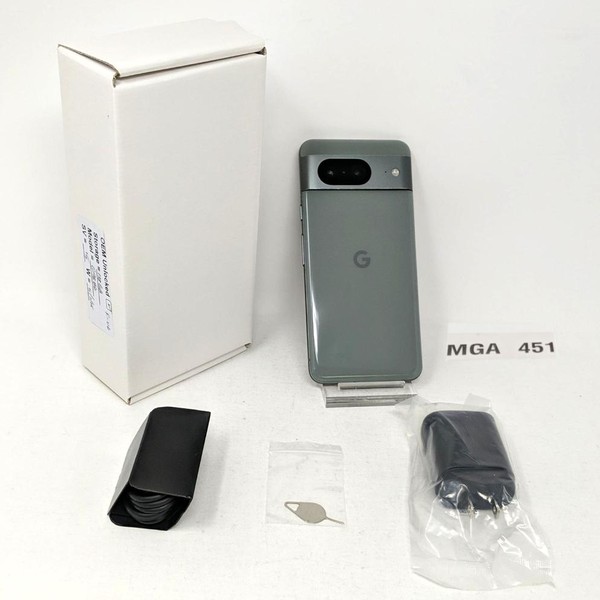 Google Pixel 8 - Unlocked, 128 GB, Hazel, 8 GB, G9BQD, Sub-6 5G