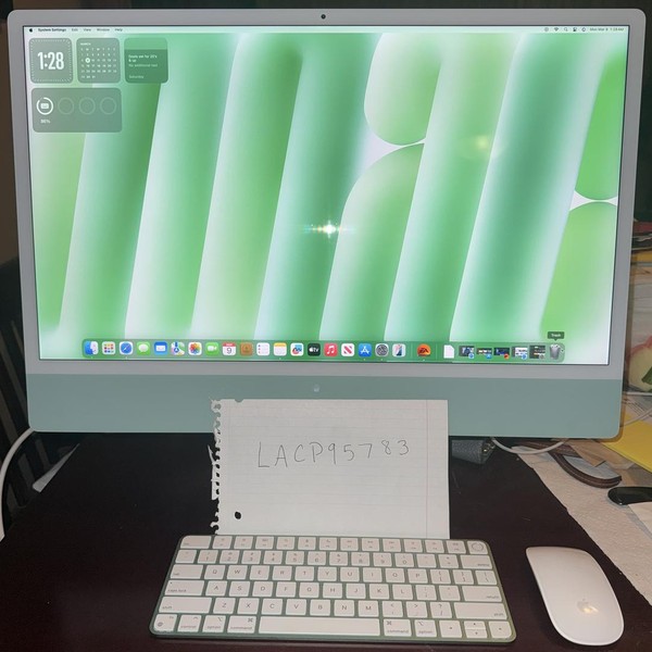 iMac 2021 24 inch - 256 GB, Green, 8 GB, Apple M1