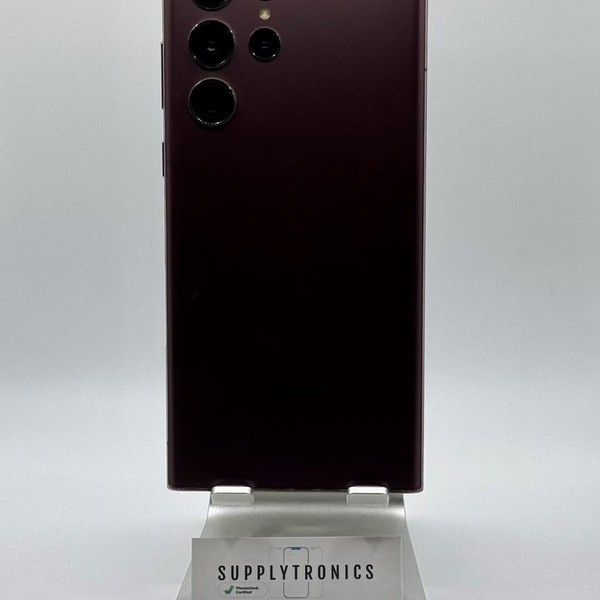 Samsung Galaxy S22 Ultra - Verizon, 256 GB, Burgundy, 12 GB, SM-S908U