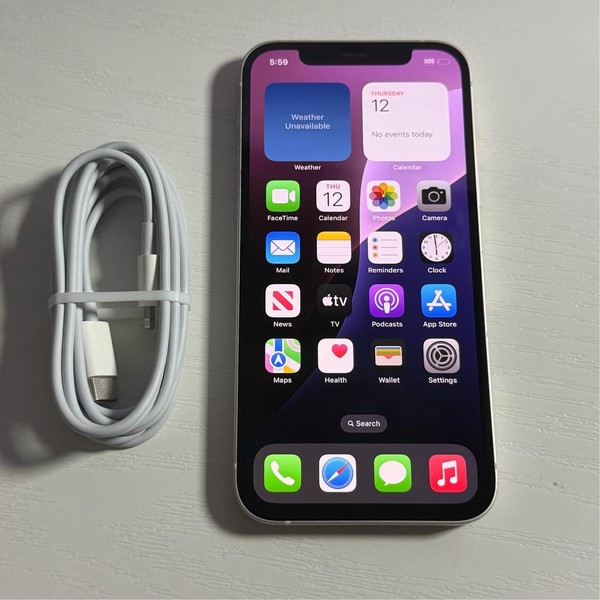 Apple iPhone 12 - Unlocked, 128 GB, White, A2172