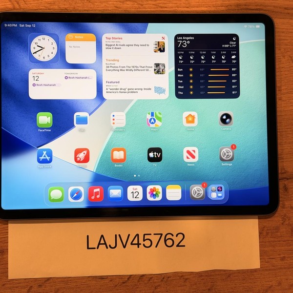 Apple iPad Pro 11 inch 2018 - Wi-Fi, 256 GB, Gray, A1980