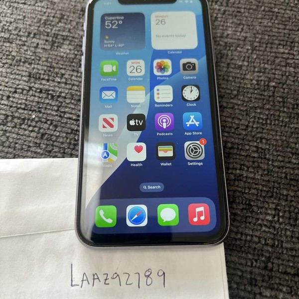 Apple iPhone 11 - Unlocked, Purple, 64 GB, A2111