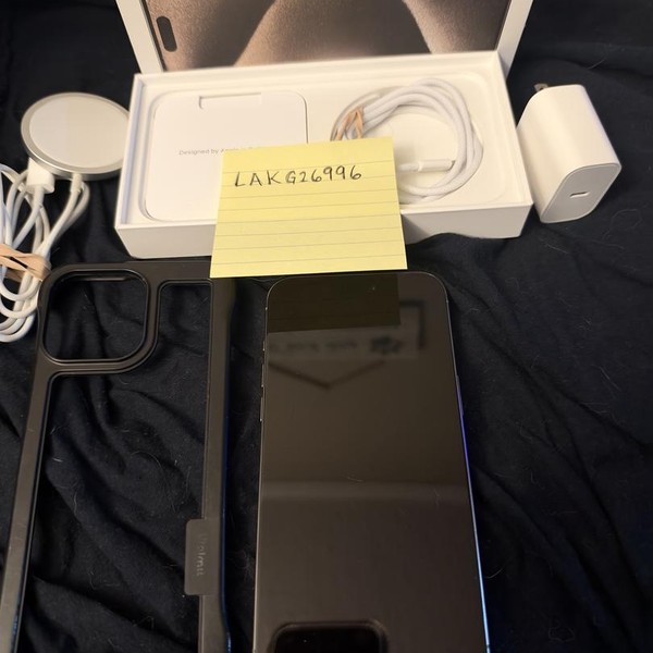 Apple iPhone 15 Pro Max - Unlocked, 256 GB, Natural, A2849