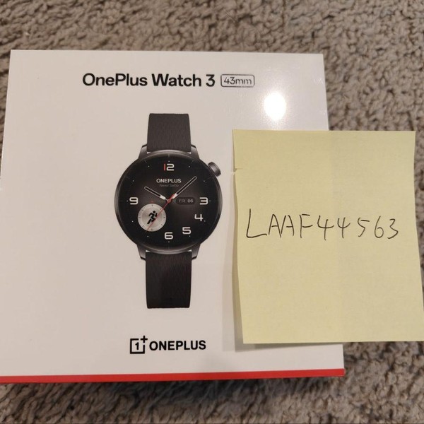 OnePlus Watch 3 - Black Steel, 43mm