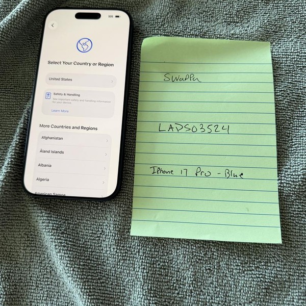 Apple iPhone 17 Pro - Verizon, 256 GB, Deep Blue, A3256