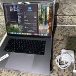 Good MacBook Pro 2021 - 16 inch - 1 TB, Gray, 16 GB, Apple M1 Pro 10-core