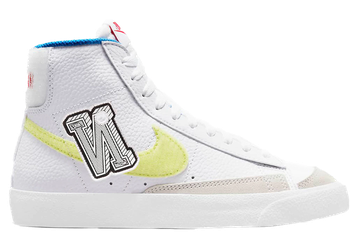 Nike Blazer Mid 77 White Lemon Velcro (GS) for sale