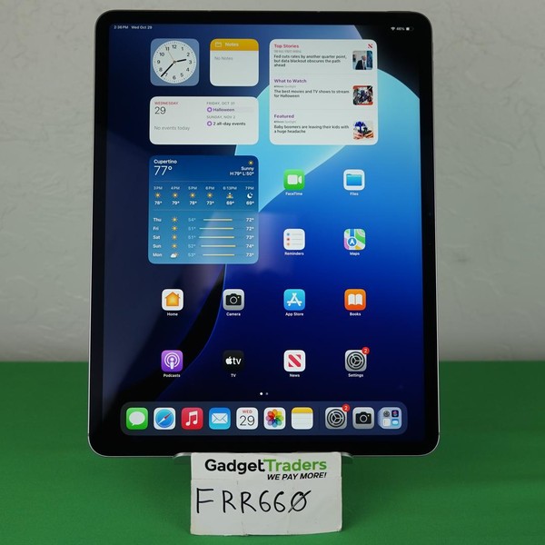 Apple iPad Air 13 inch (M2) 2024 - Unlocked, 128 GB, Gray, A2899