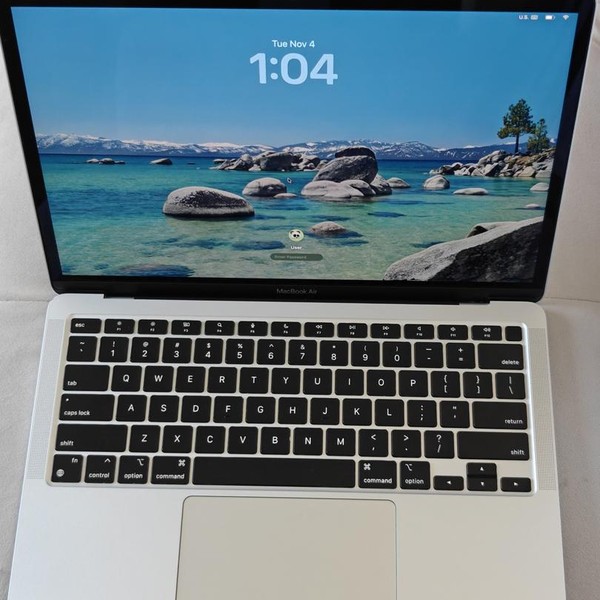 MacBook Air 2020 - 13 inch - 256 GB, Silver, 8 GB, Apple M1