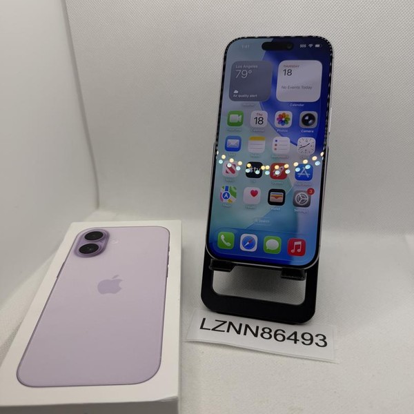 Apple iPhone 17 - Unlocked, 256 GB, Lavender, A3258