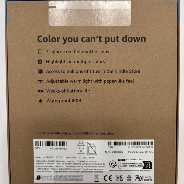 Kindle Colorsoft - Black