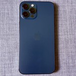Good Apple iPhone 12 Pro Max - Unlocked, 128 GB, Pacific Blue, A2342