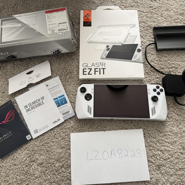 Asus ROG Ally 7 inch - 512 GB, White, 16 GB, AMD Ryzen Z1 Extreme, Ryzen Z1 Extreme