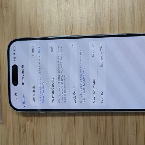 Apple iPhone 15 - Unlocked, 128 GB, Blue, A2846