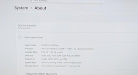 Good
													Microsoft Surface Laptop 4 - I7, Platinum, 256 GB, 8 GB, 15", photo 4 of 8
