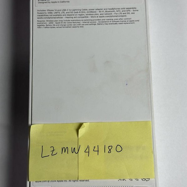 Apple iPhone 14 - T-Mobile, 128 GB, Midnight, A2649