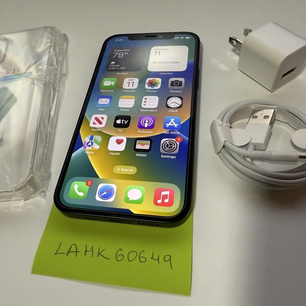 Apple iPhone 12 - Unlocked, 64 GB, Black, A2172