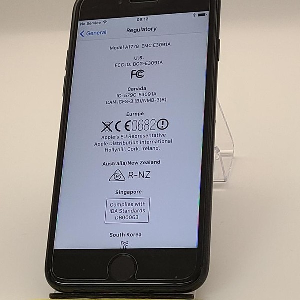 Apple iPhone 7 - Unlocked, 128 GB, Black, A1778, GSM