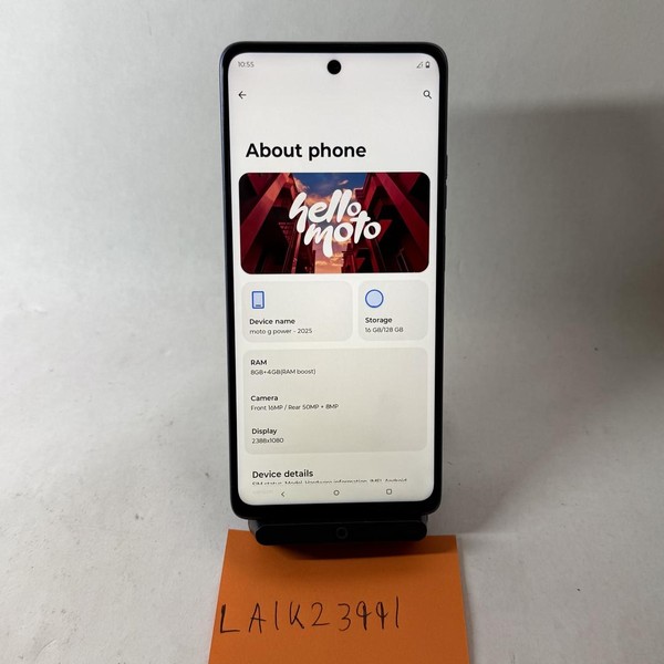 Moto G Power 5G (2025) - Unlocked, 128 GB, Slate Gray, 8 GB