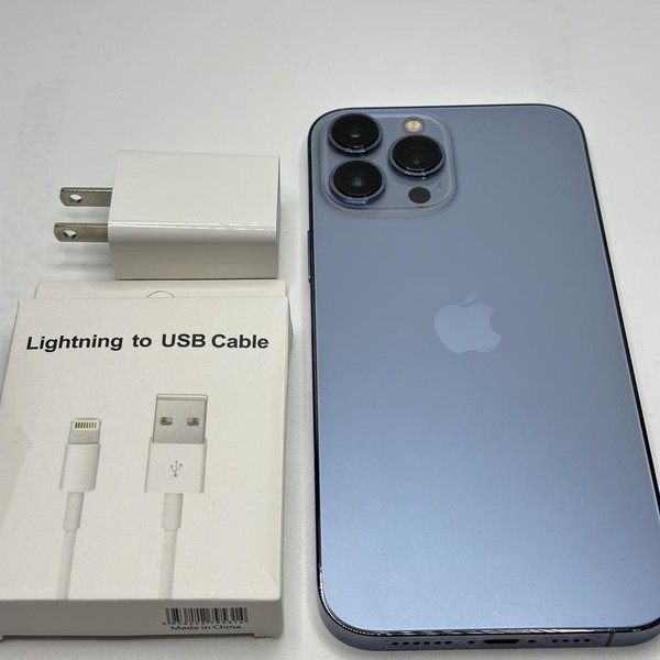 Apple iPhone 13 Pro Max - Unlocked, 128 GB, Sierra Blue, A2484