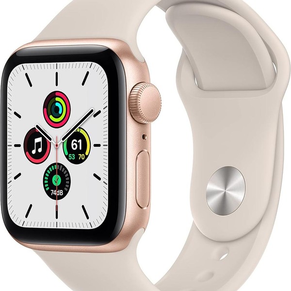 Apple Watch SE 1st Gen 44mm - Gold, A2352 - GPS, Aluminum
