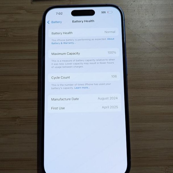 Apple iPhone 16 - AT&T, 128 GB, Ultramarine, A3081