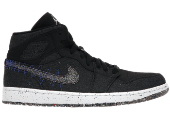 Jordan 1 Mid Crater Black for sale
