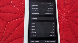 Good
													Apple iPhone 12 - Unlocked, White, 256 GB, A2172, photo 3 of 13