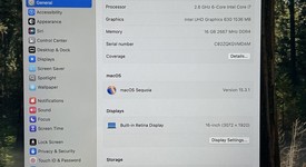 Good
													MacBook Pro 2019 - 16" - I7, Gray, 512 GB, 16 GB, photo 4 of 21
