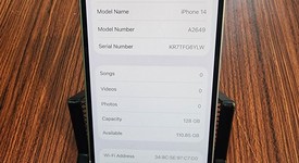 Good
													Apple iPhone 14 - Unlocked, Purple, 128 GB, A2649, photo 4 of 9